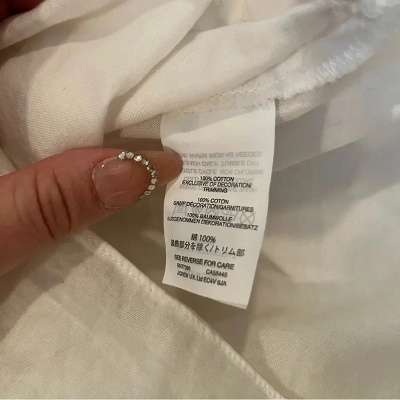 ☀️MADEWELL Boho Rainbow Pom Pom Trim Butterfly Blouse Top - Picture 10 of 11